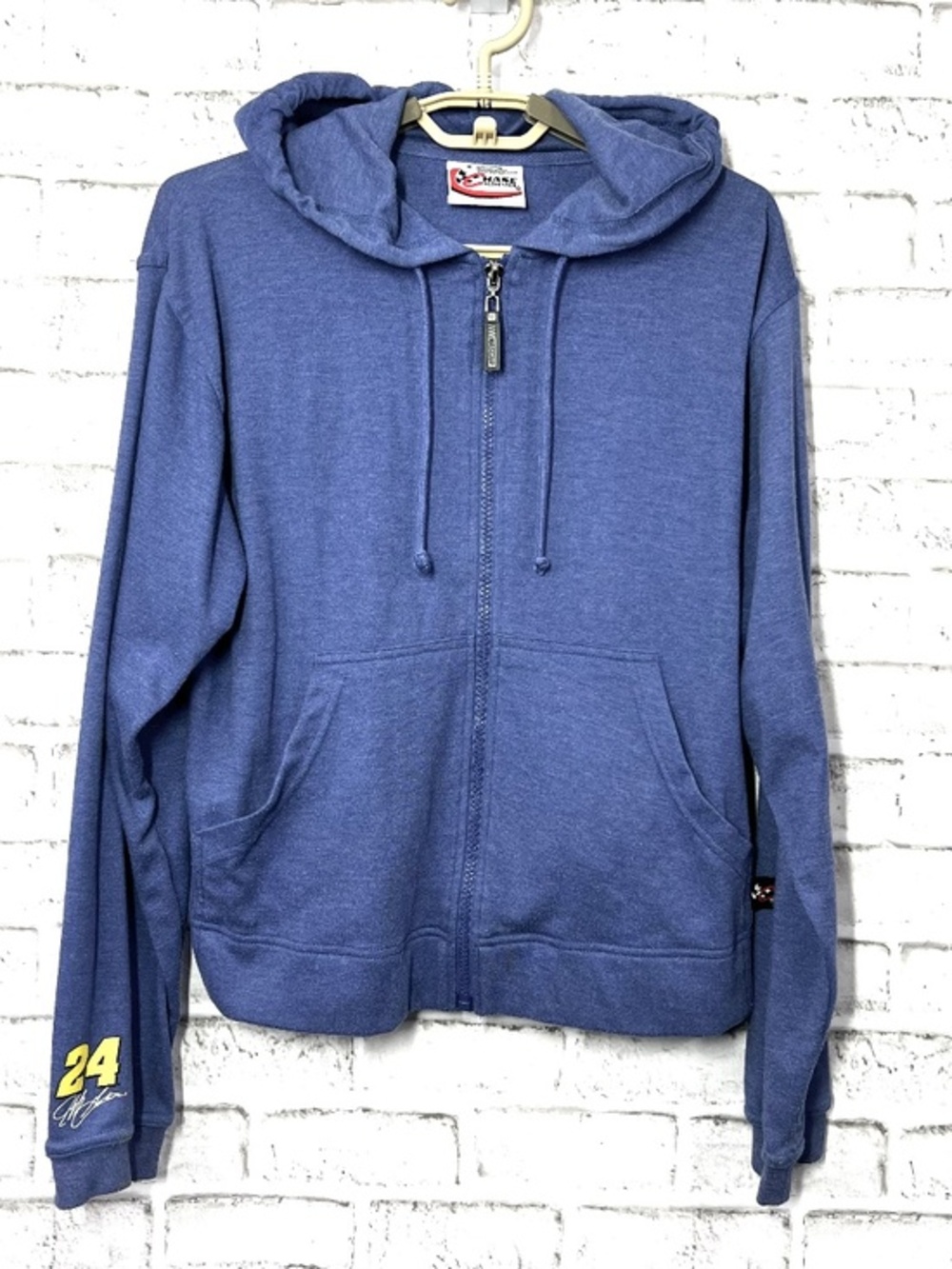 |•CHASE AUTHENTICS•| Full Zip NASCAR Jeff Gordon Hoodie Size Medium